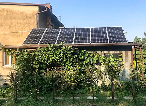 Przykładowa instalacja solarna