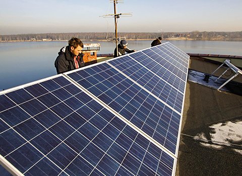 Przykładowa instalacja solarna